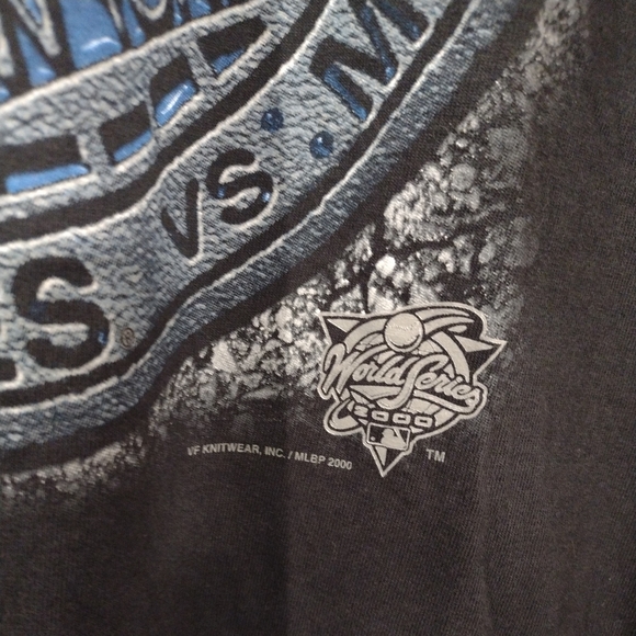Lee Sport Tag . 2000 MLB Subway Series World Series 2000 Black Men's Size Xtra L - Picture 11 of 12